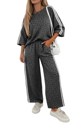 Coffee Run Leopard Lounge Set