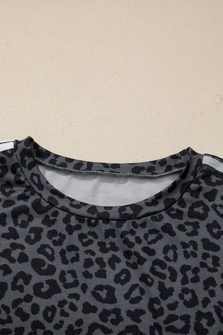 Coffee Run Leopard Lounge Set