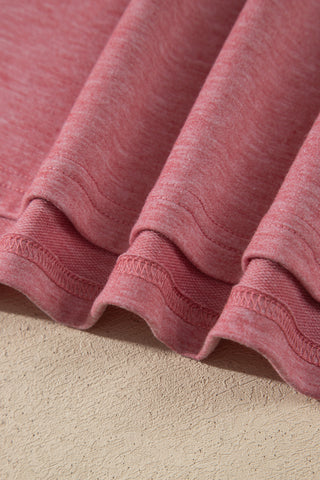 Porch Swing Raw Seam Patchwork Two-Piece Lounge Set
