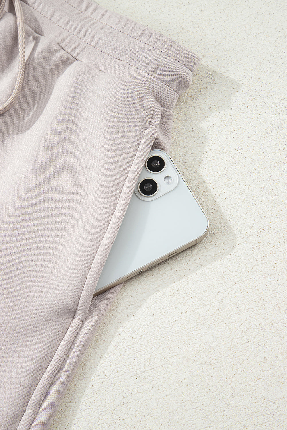 Luke & Estelle “Mushroom Luxe Lounge” 2-Piece Skort Set