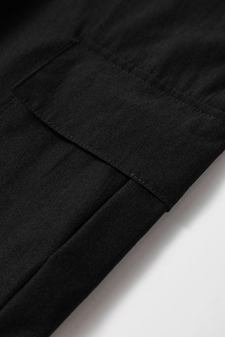 Go-Getter High-Waist Cargo Joggers (Black)