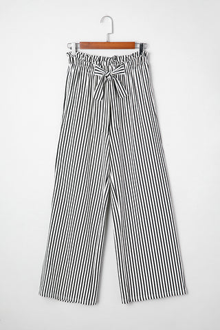 Boardwalk Breeze Striped Wide Leg Pants by Luke & Estelle