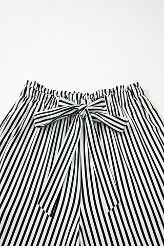 Boardwalk Breeze Striped Wide Leg Pants by Luke & Estelle