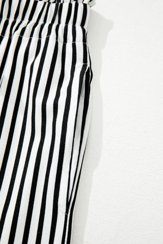 Boardwalk Breeze Striped Wide Leg Pants by Luke & Estelle