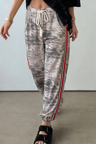 Luke & Estelle Camo Trackside Drawstring Joggers