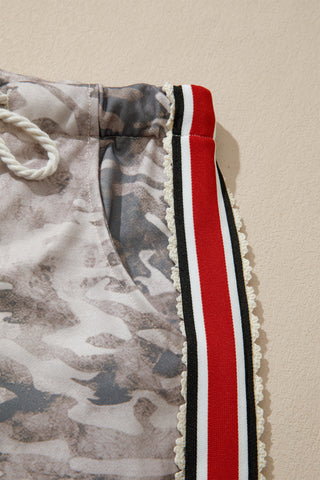 Luke & Estelle Camo Trackside Drawstring Joggers