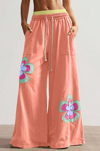 Sunset Bloom Wide Leg Pants by Luke & Estelle