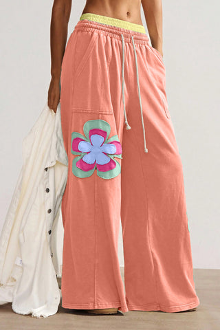 Sunset Bloom Wide Leg Pants by Luke & Estelle