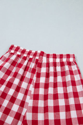 Luke & Estelle Barn Dance Gingham Tie Waist Pants