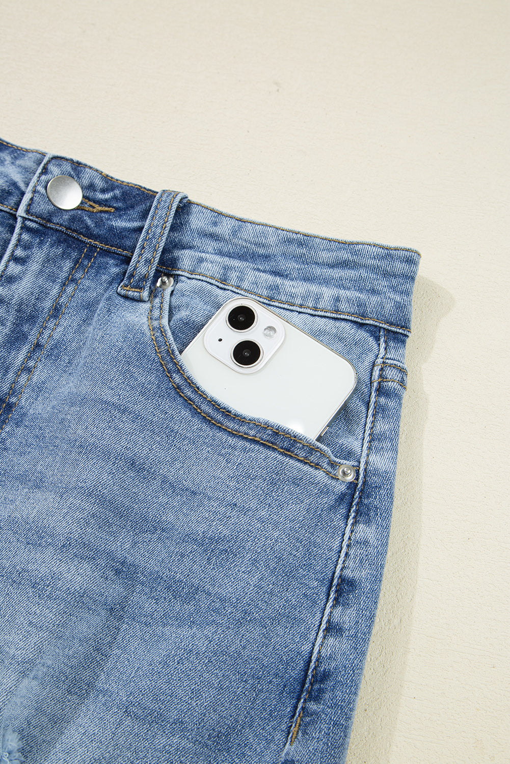 Luke & Estelle “Wild At Heart” Distressed Midi Denim Skirt – BHB Boutique Exclusive