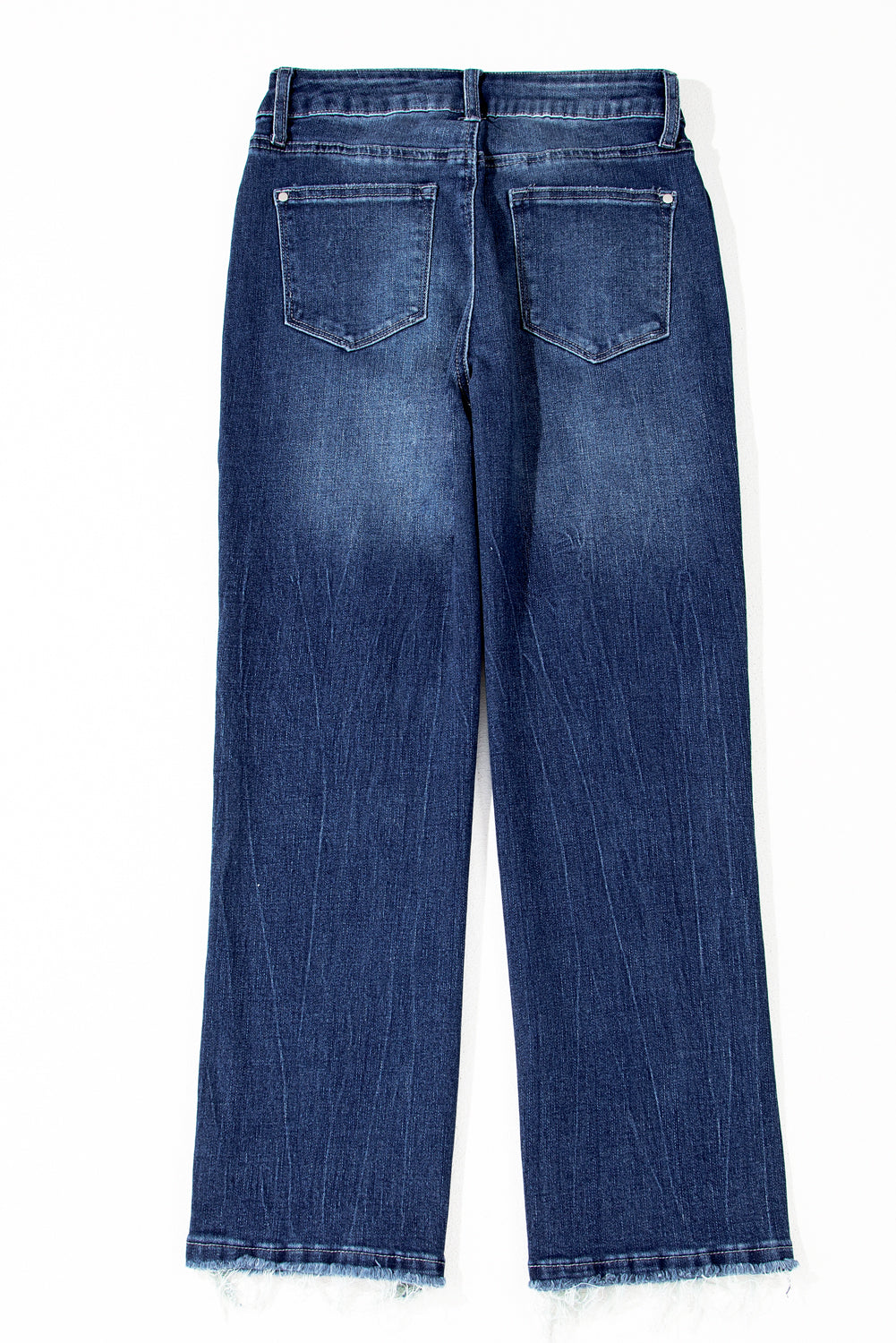 High Noon Vintage Flare Jeans – Raw Hem Denim