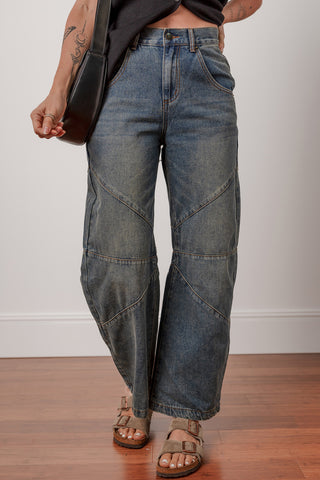 ✨Luke & Estelle “Perfectly Relaxed” Straight Leg High Waist Jeans – BHB Boutique Exclusive✨