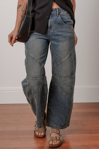 ✨Luke & Estelle “Perfectly Relaxed” Straight Leg High Waist Jeans – BHB Boutique Exclusive✨