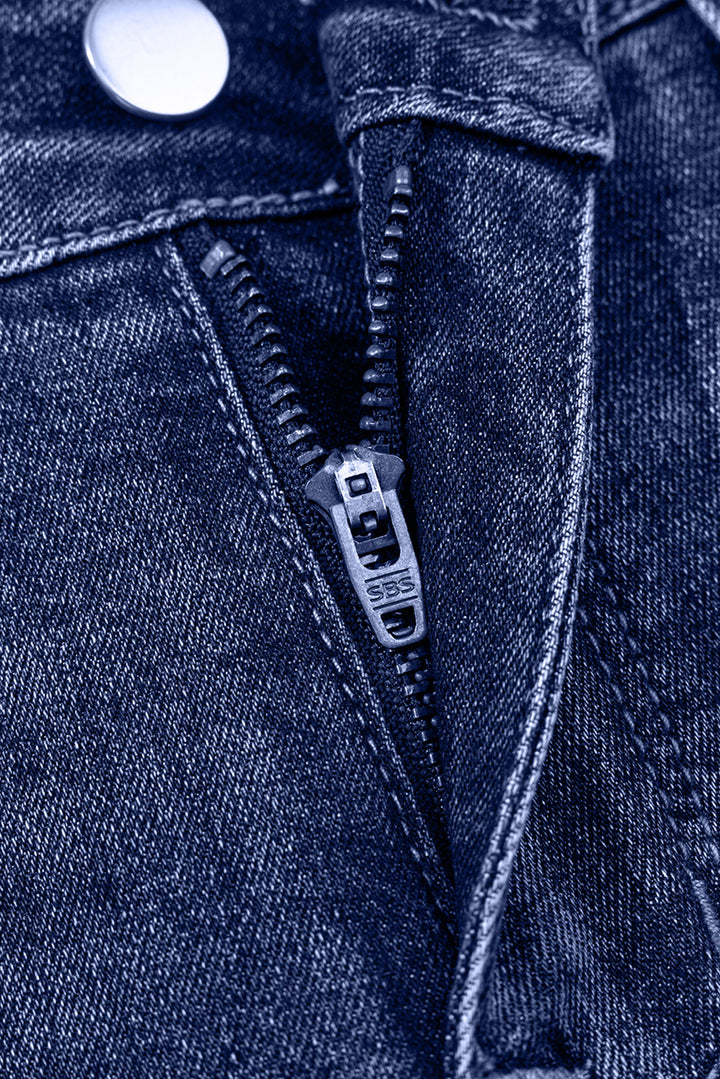 Blue Revival High Rise Cuff Jeans