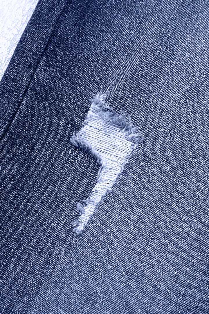 Blue Revival High Rise Cuff Jeans