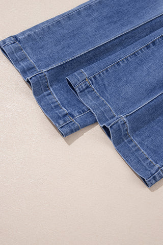 The Iconic Fit Wide Leg Blue Jeans