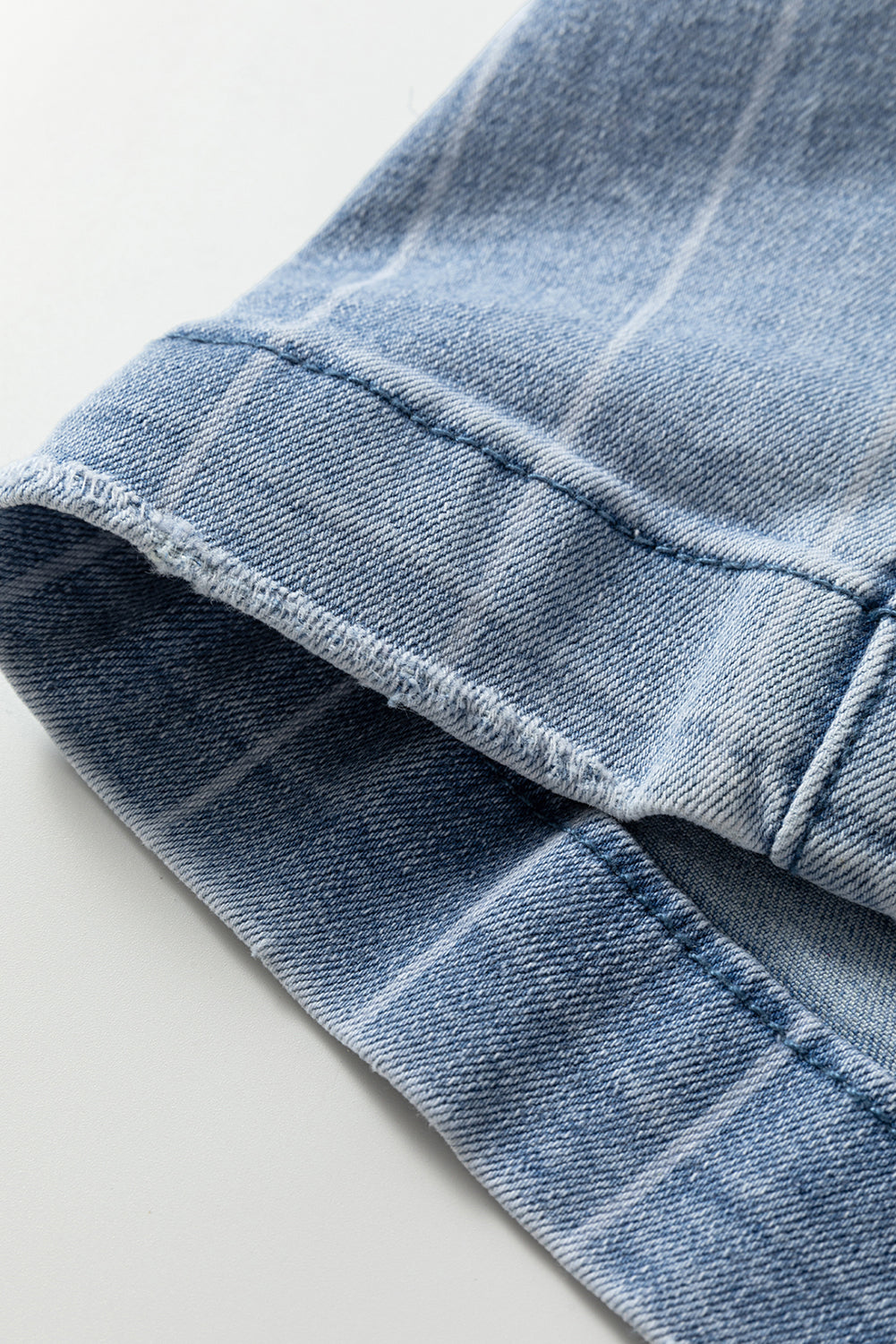 Luke & Estelle “Pinstripe Perfection” Button Fly Cropped Wide Leg Jeans 👖✨