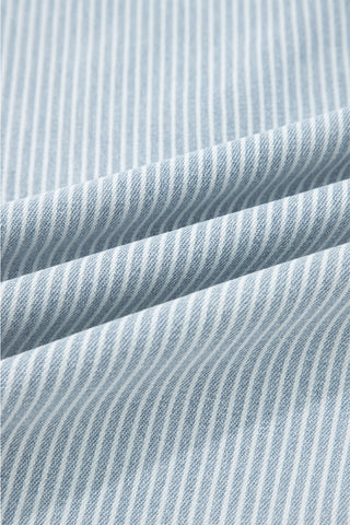 Main Street Pinstripe Wide-Leg Jeans