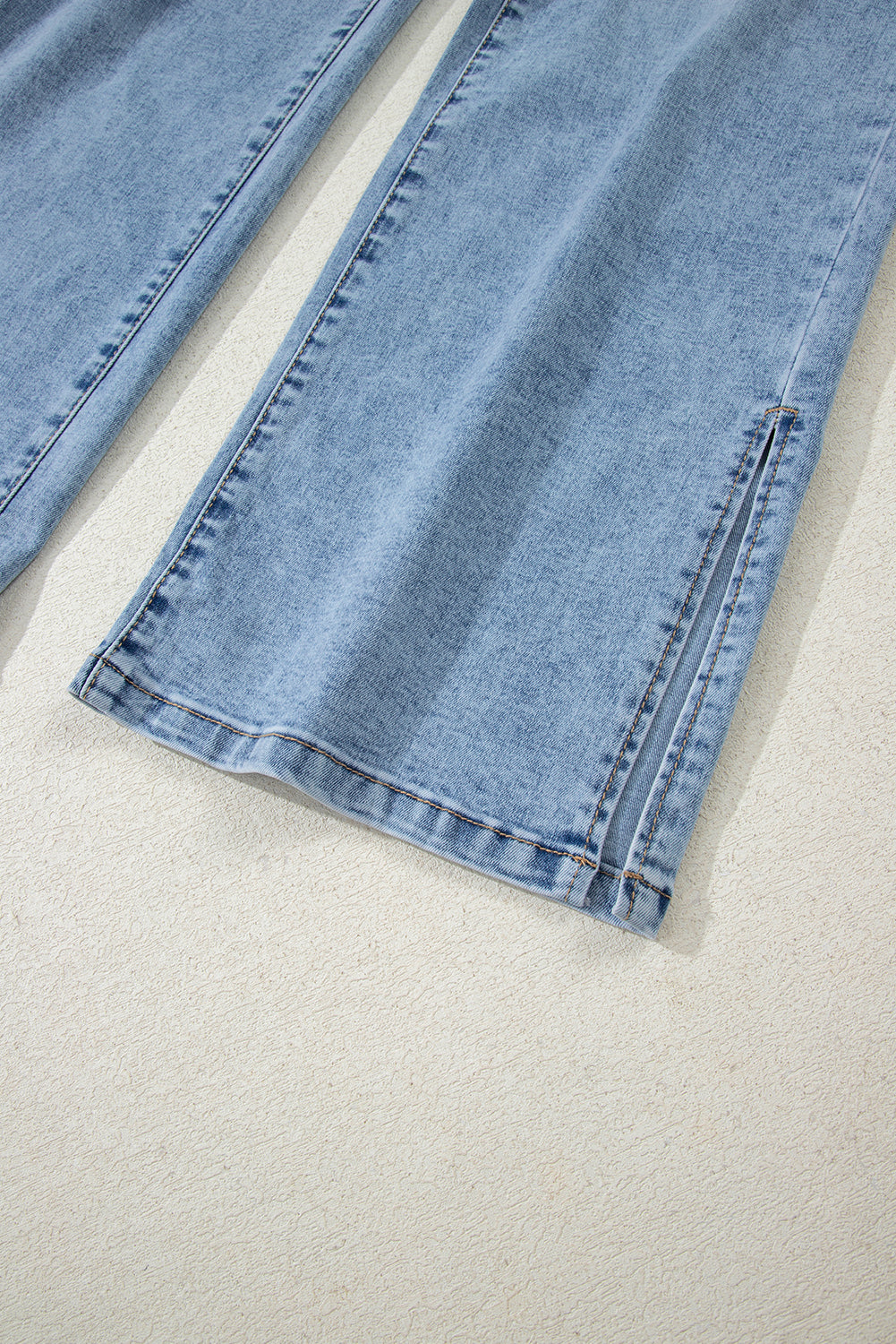 Luke & Estelle “Weekend Luxe” Wide Leg Denim Pants