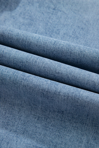 Luke & Estelle “Weekend Luxe” Wide Leg Denim Pants