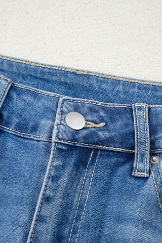 Luke & Estelle Skyline Split-Hem Flare Jeans