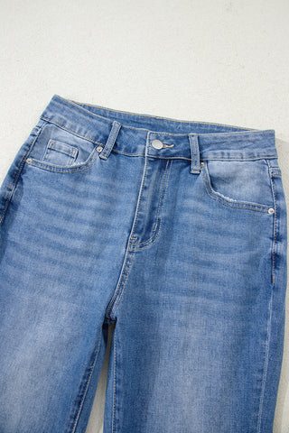Luke & Estelle Skyline Split-Hem Flare Jeans