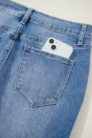 Luke & Estelle Skyline Split-Hem Flare Jeans