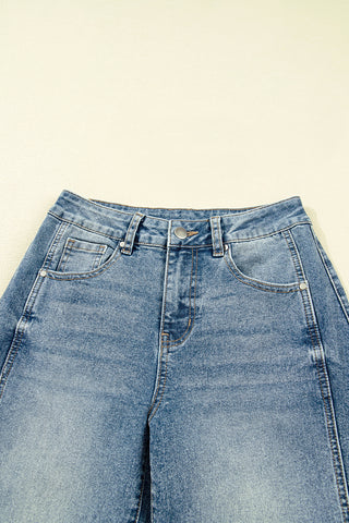 Luke & Estelle Sunday Drive Seamed Straight Leg Jeans
