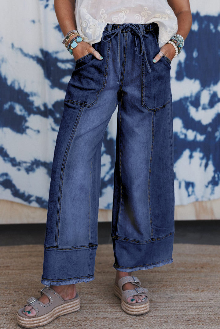 👖 Luke & Estelle “Denim Day Dreams” Wide Leg Denim Pants – Relaxed Southern Luxe 💙