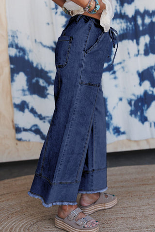 👖 Luke & Estelle “Denim Day Dreams” Wide Leg Denim Pants – Relaxed Southern Luxe 💙