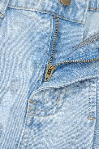 Luke & Estelle -The Uptown Studded Wide Leg Denim
