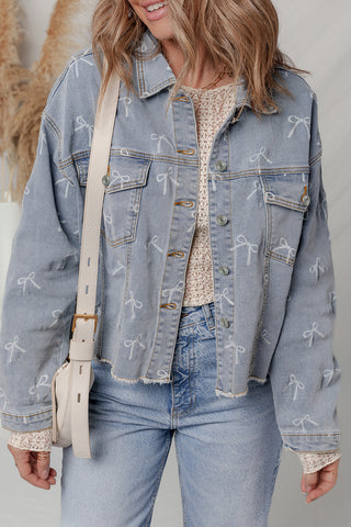 ✨ Luke & Estelle “Bow To The Moment” Denim Jacket ✨