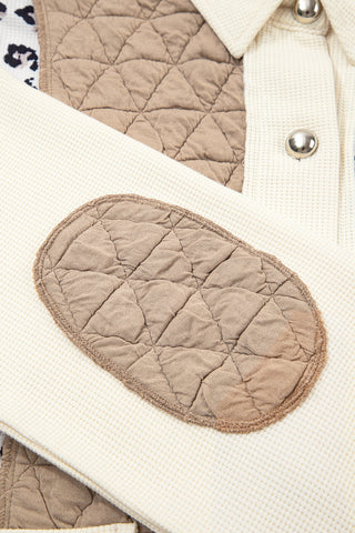 Luke & Estelle “Caffeine & Confidence” Quilted Leopard Patch Shacket – BHB Boutique Exclusive ☕🐆