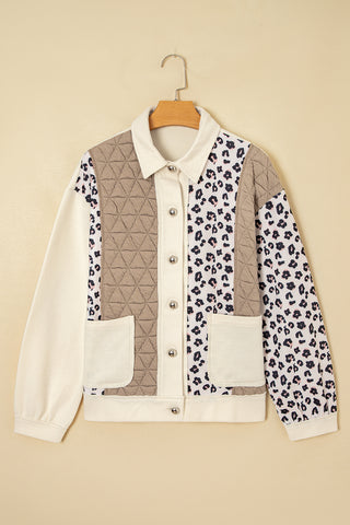 Luke & Estelle “Caffeine & Confidence” Quilted Leopard Patch Shacket – BHB Boutique Exclusive ☕🐆