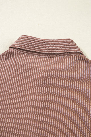 ✨ Luke & Estelle “Wildly Chic Blush Pink Textured Button Down” ✨