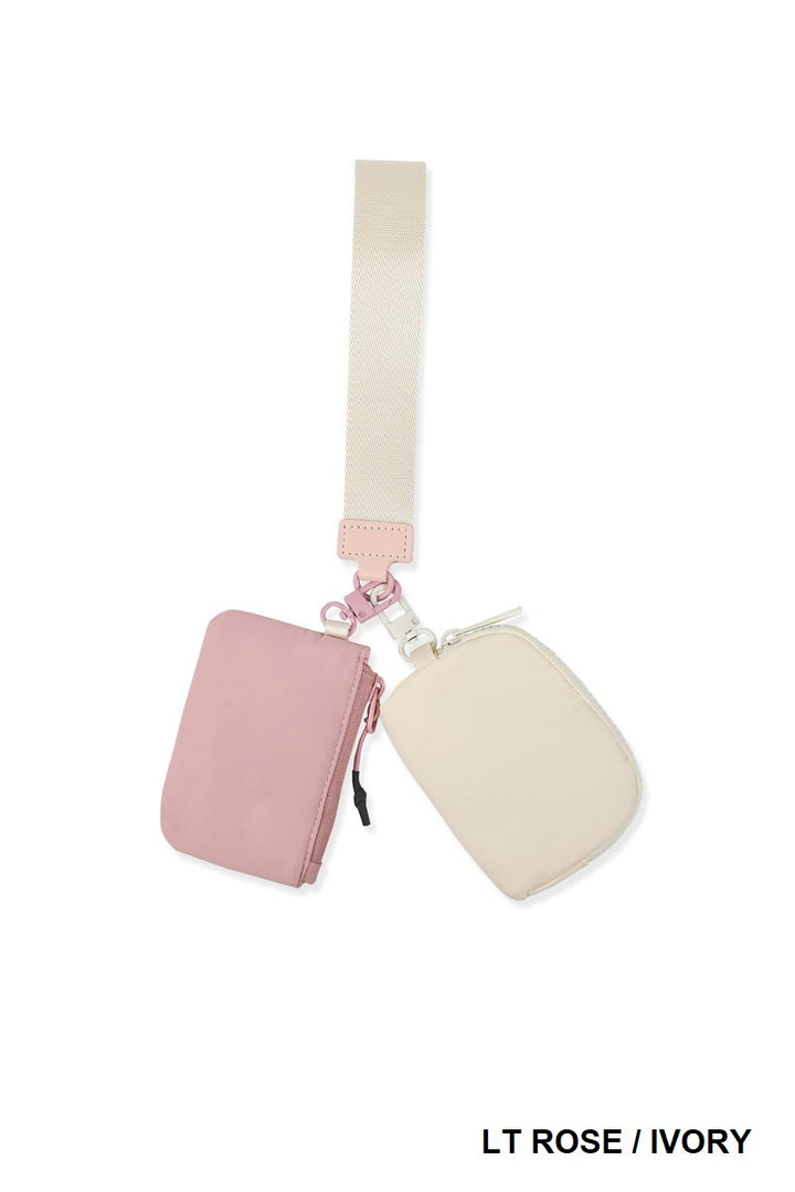 Pocket Duo Wristlet Set — Grab-and-Go Mini Pouches