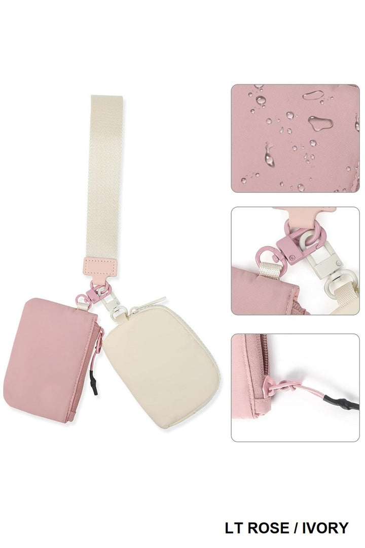 Pocket Duo Wristlet Set — Grab-and-Go Mini Pouches