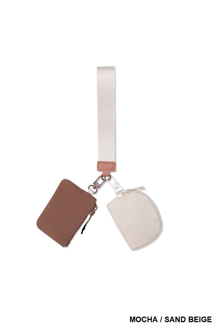 Pocket Duo Wristlet Set — Grab-and-Go Mini Pouches