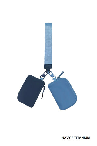 Pocket Duo Wristlet Set — Grab-and-Go Mini Pouches