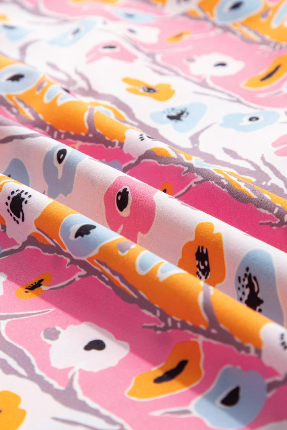 PLUS SIZE✨Petal Pop Ruffle-Neck Blouse 🌸