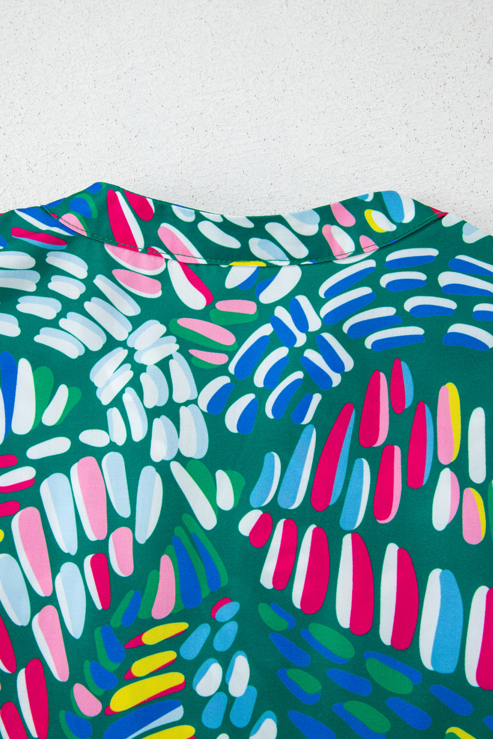 PLUS SIZE✨Confetti Breeze Tie-Sleeve Blouse