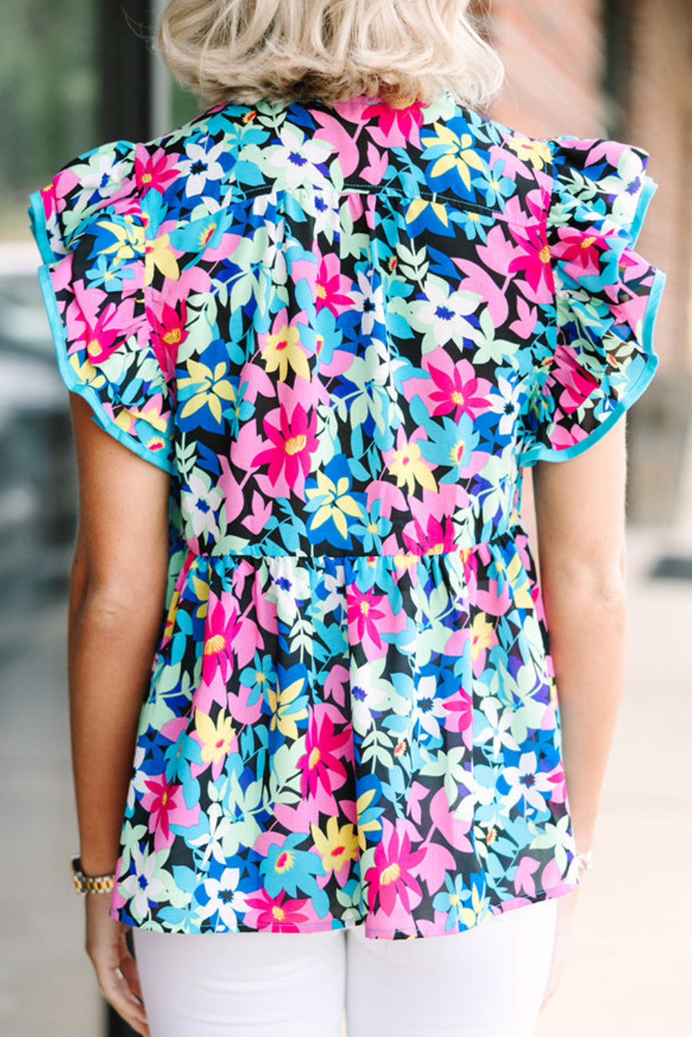 PLUS SIZE✨Flutter Fiesta Ruffle Top 🌺