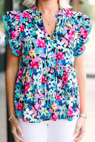 PLUS SIZE✨Flutter Fiesta Ruffle Top 🌺