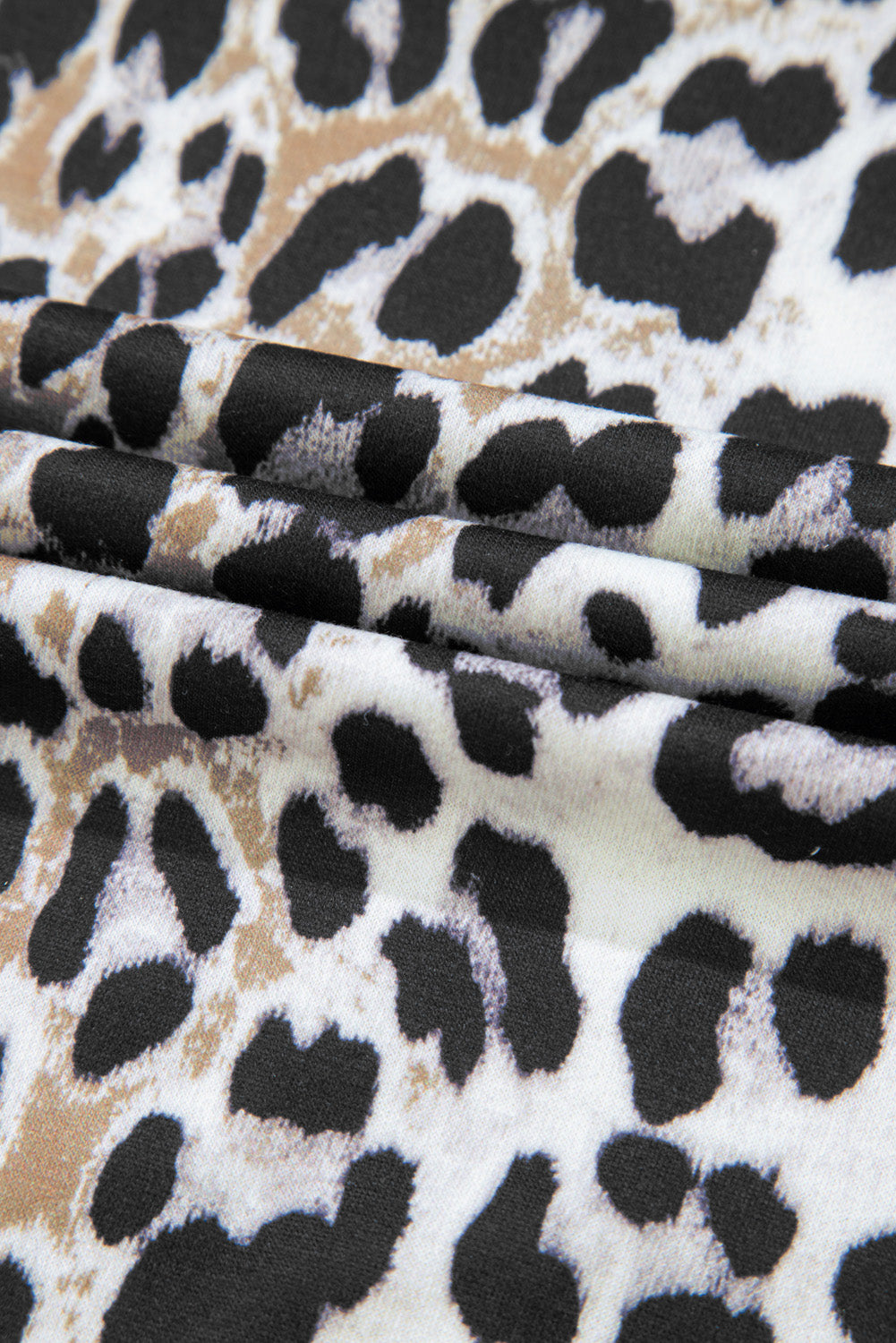 PLUS SIZE✨Wild Instinct Rib-Trim Leopard Top 🐆