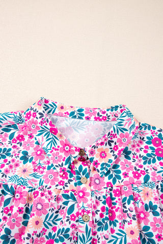 PLUS SIZE✨Sunlit Blooms Collared Babydoll Dress