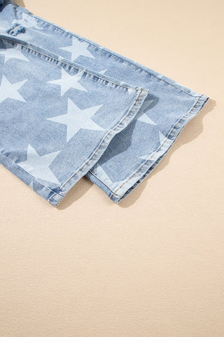 PLUS SIZE✨Star-Struck High-Rise Flare Jeans