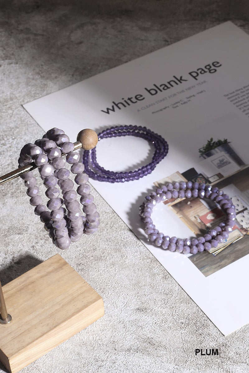 ✨ Crystal Glow Stacking Bracelet Set – Effortless Sparkle, Everyday