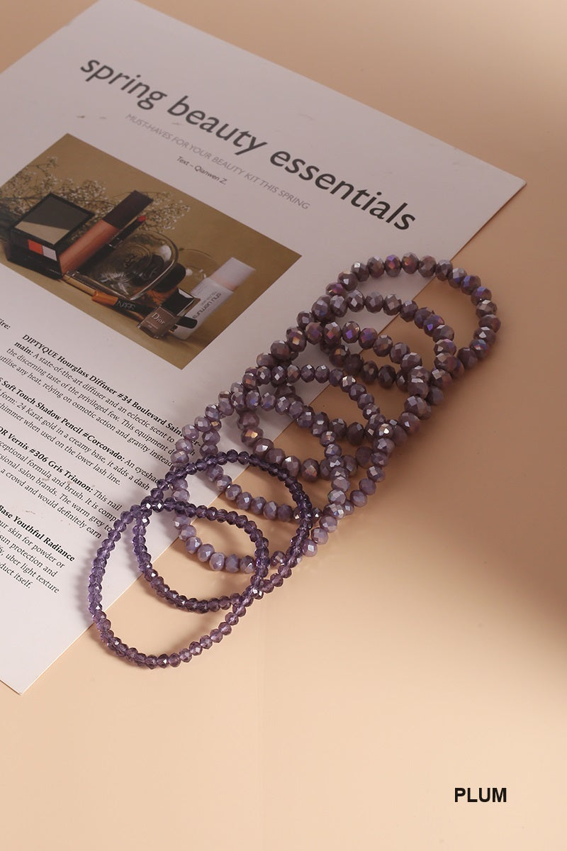 ✨ Crystal Glow Stacking Bracelet Set – Effortless Sparkle, Everyday