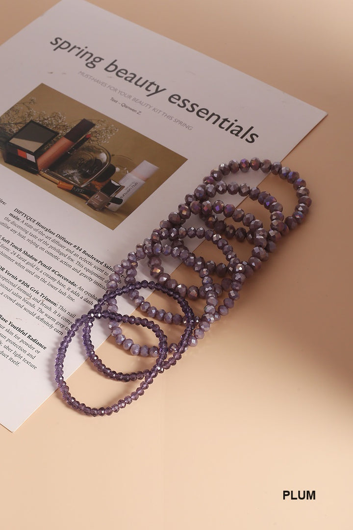 ✨ Crystal Glow Stacking Bracelet Set – Effortless Sparkle, Everyday