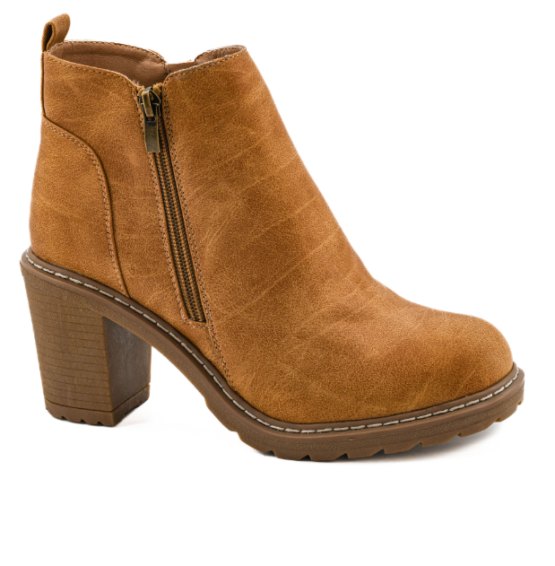 Corkys “Rocky Top” Bootie — Camel Cool, All-Day Comfort